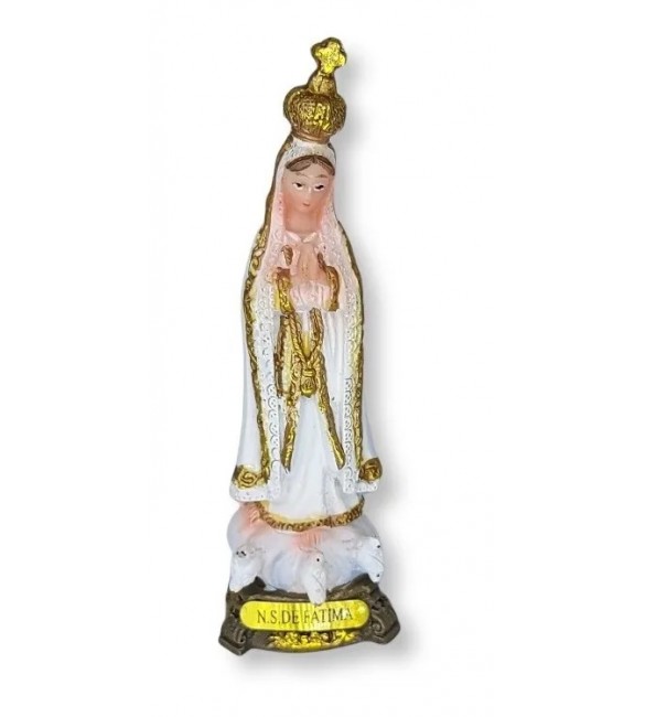 Nossa Senhora de Fatima 8,5 cm - Enfeite Resina